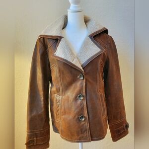 Y2k Guess Leather jacket